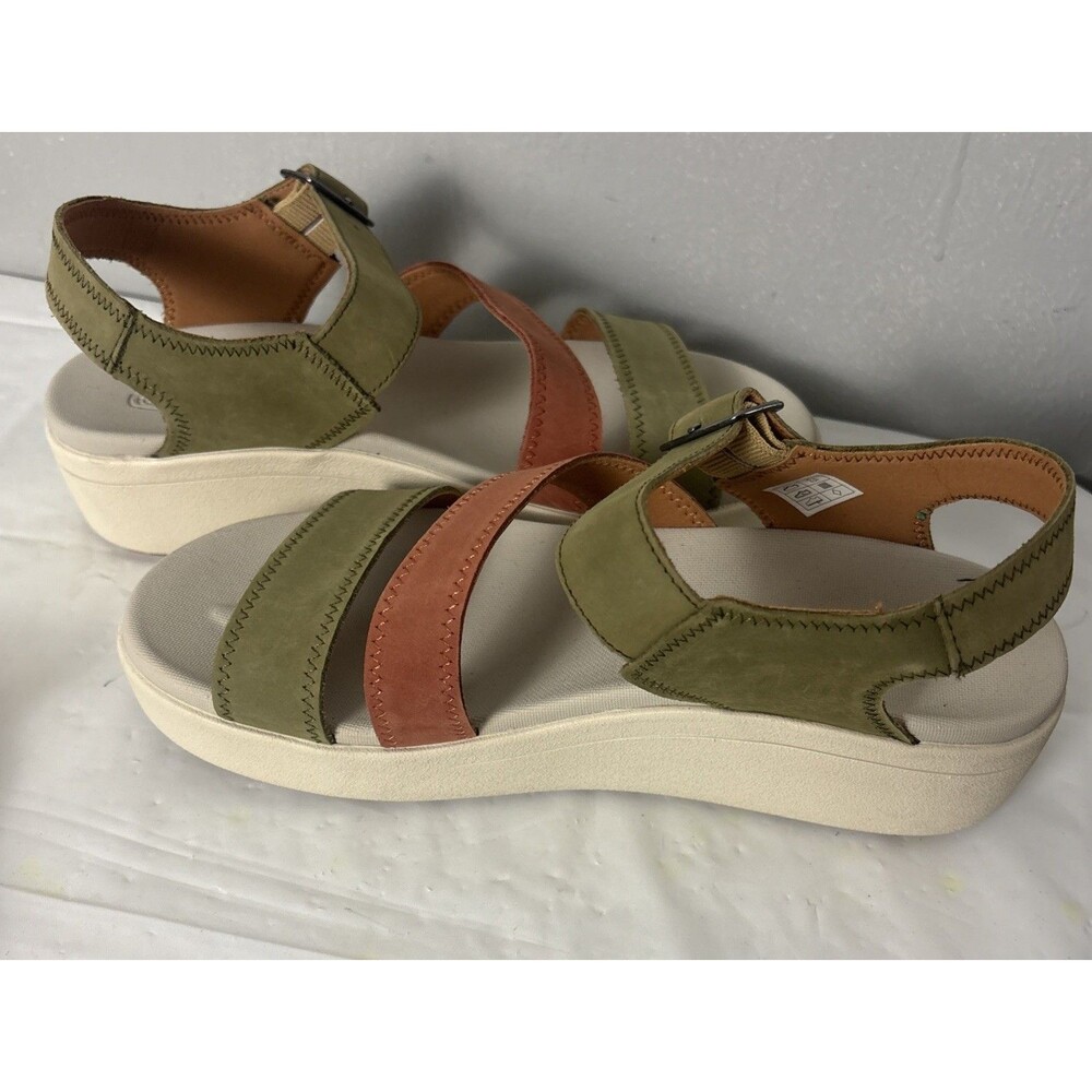 KEEN Ellecity Backstrap Open Toe Adjustable Comfortable Platform Wedge Sandal 8 - Picture 7 of 10